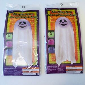 Fun World Color Changing Ghost 18 Inches Lantern Halloween Décor Set of 2